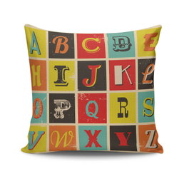 Aberto Design Funda de Cojín Multicolor 43 x 43 cm